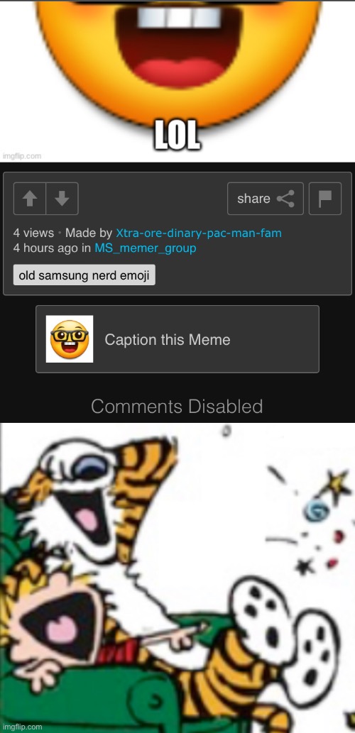 LMAO WHAT A FUCKING COWARD | image tagged in calvin and hobbes laugh | made w/ Imgflip meme maker