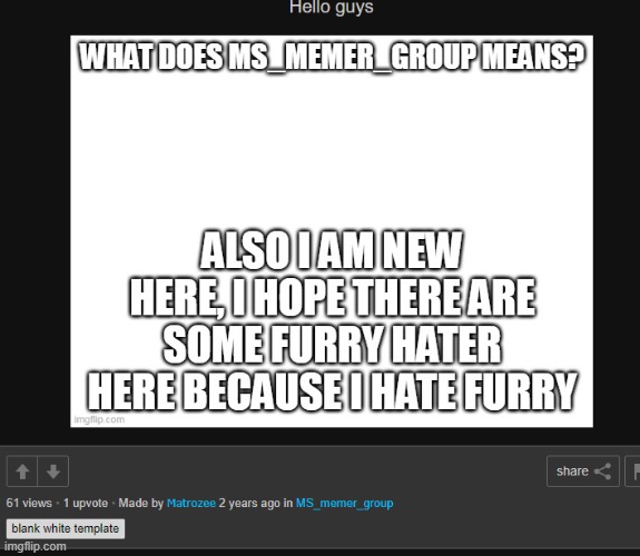 this is the first post i posted here, i actually got a massive glow up because i'm a furry now lol | made w/ Imgflip meme maker