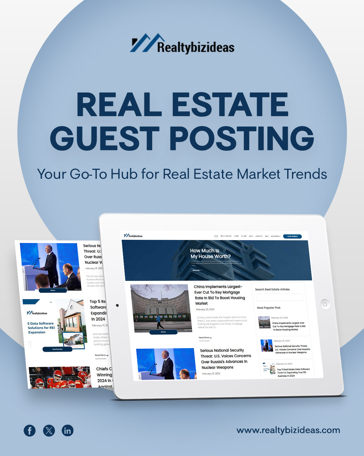 Real Estate Guest Posting | Establish Your Presence Among Real E Blank Meme Template