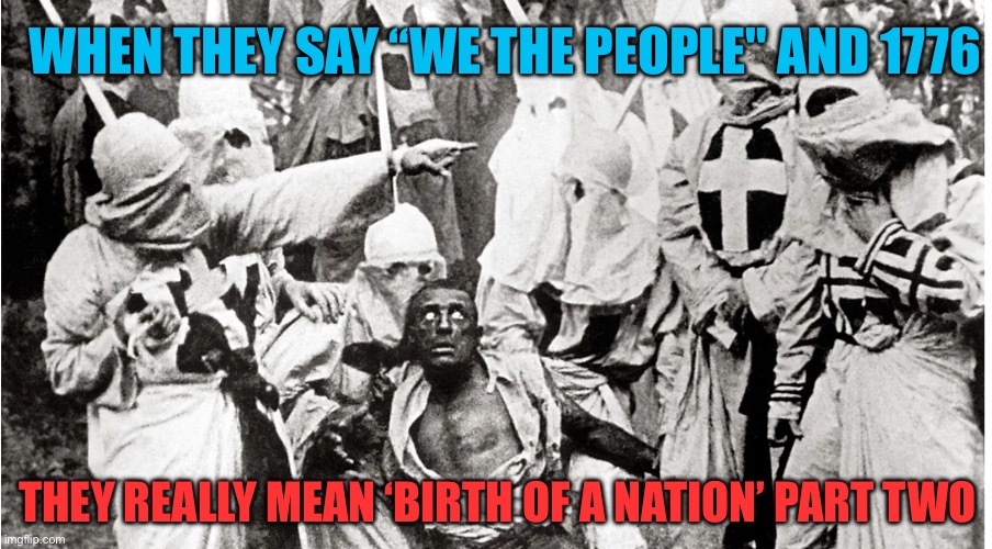 MAGA are Nazis | WHEN THEY SAY “WE THE PEOPLE" AND 1776; THEY REALLY MEAN ‘BIRTH OF A NATION’ PART TWO | image tagged in donald trump,nazi,nazis | made w/ Imgflip meme maker
