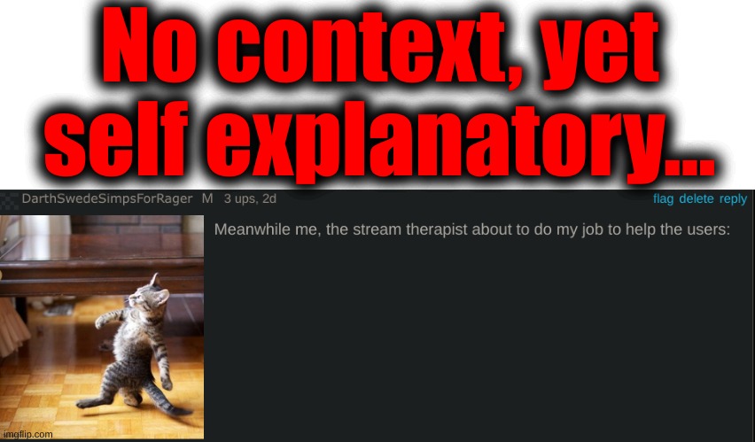 No context, yet self explanatory... | made w/ Imgflip meme maker