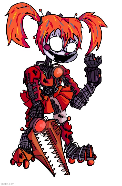 Pibby Scrab Baby, for Scrap_Baby. Also fakes to hunt pray. I only do a few like this, so don't complain | made w/ Imgflip meme maker