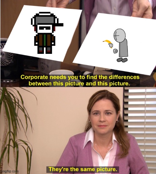 more user slander | image tagged in memes,they're the same picture | made w/ Imgflip meme maker