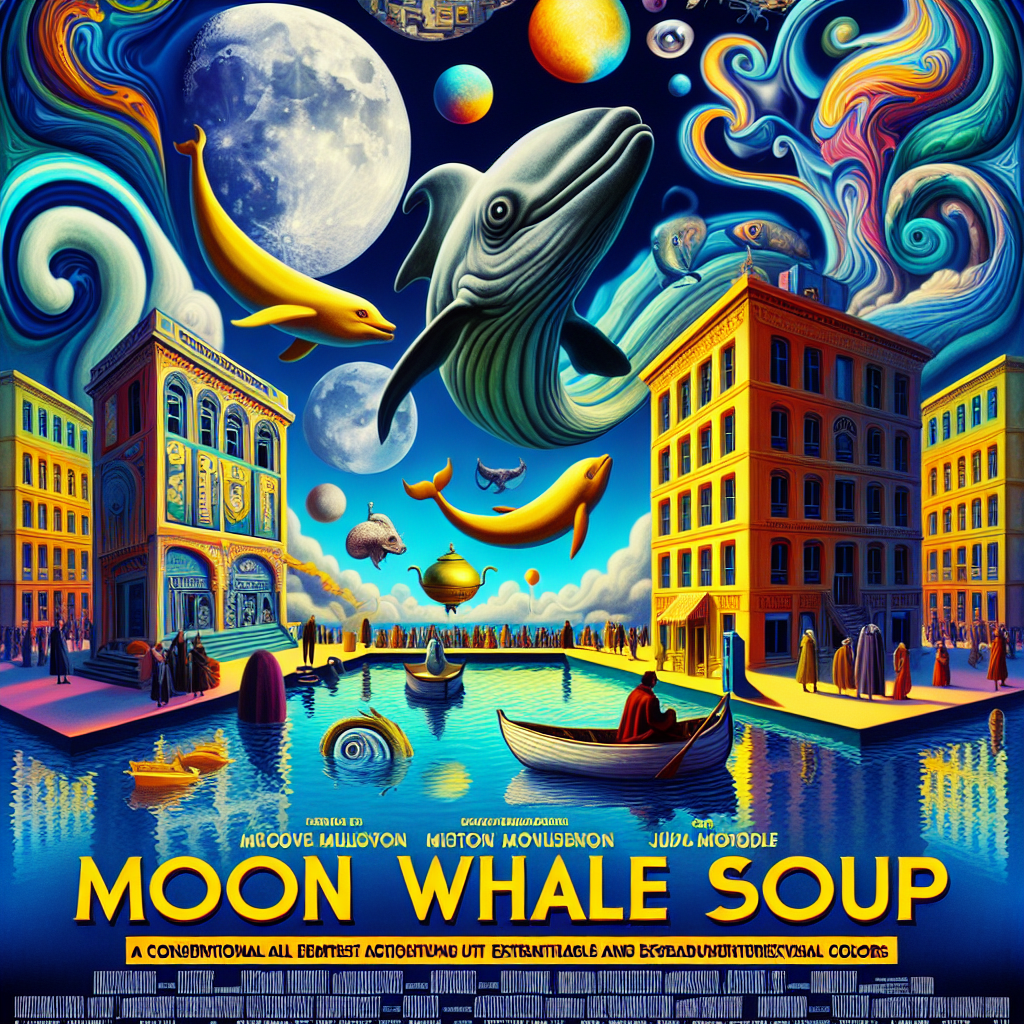 High Quality moon whale soup Blank Meme Template