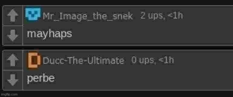 High Quality mayhaps perbe Blank Meme Template