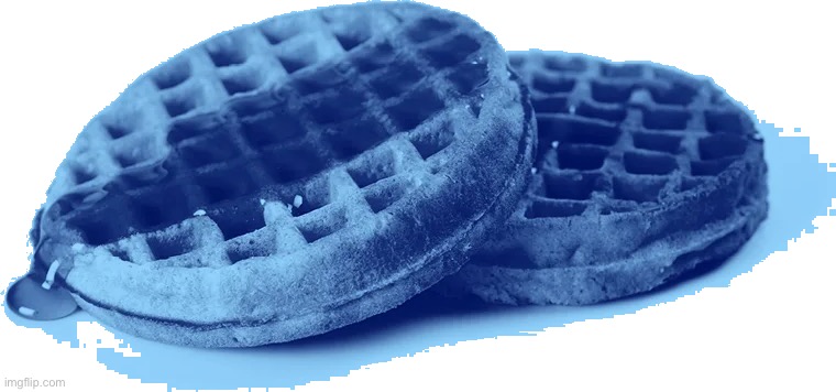 blue waffle | image tagged in blue waffle | made w/ Imgflip meme maker