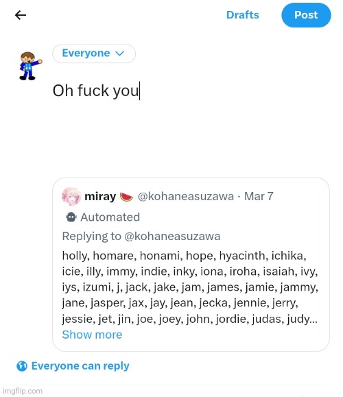 Chat do i post this | made w/ Imgflip meme maker