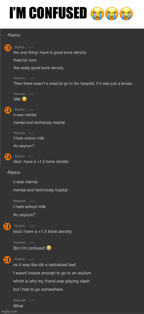 If you went to a mental hospital, you would still be there for at least a week or two and what about the “stab” | I’M CONFUSED 😭😭😭 | made w/ Imgflip meme maker