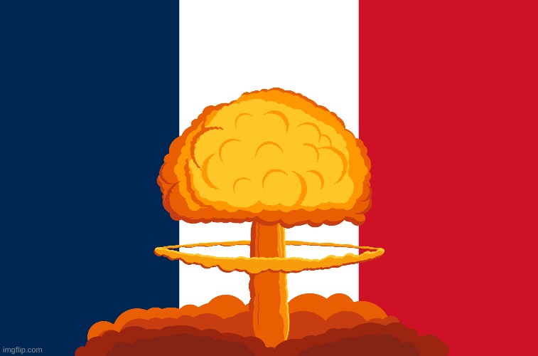 yall like? | image tagged in nuke france army | made w/ Imgflip meme maker