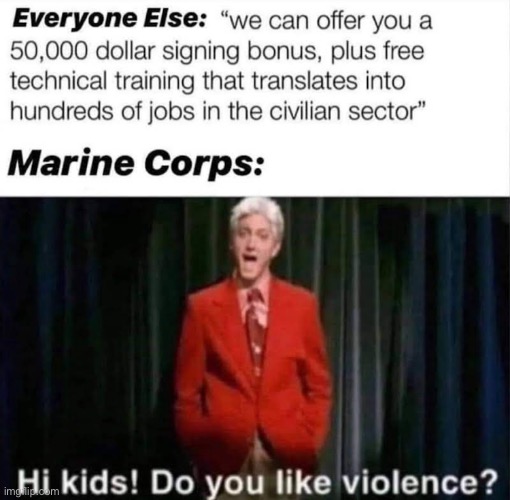 Marine corps | made w/ Imgflip meme maker