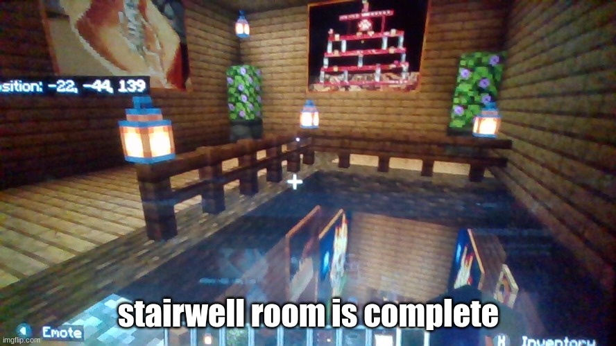 stairwell room is complete | made w/ Imgflip meme maker