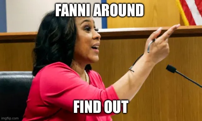 Fafo | FANNI AROUND; FIND OUT | image tagged in psycho fanny willis | made w/ Imgflip meme maker