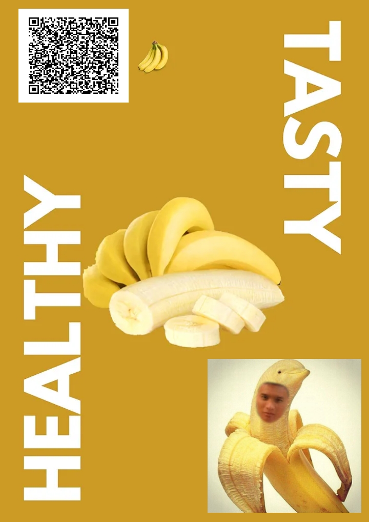 High Quality Healthy And Tasty Banana (Banana Man) Blank Meme Template