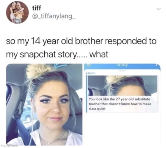 Roasted by a smaller child | image tagged in snap,chat | made w/ Imgflip meme maker