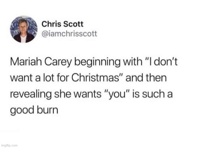 L | image tagged in mariah carey,roasted | made w/ Imgflip meme maker