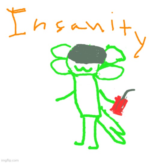 Insanity Axolotl Blank Meme Template