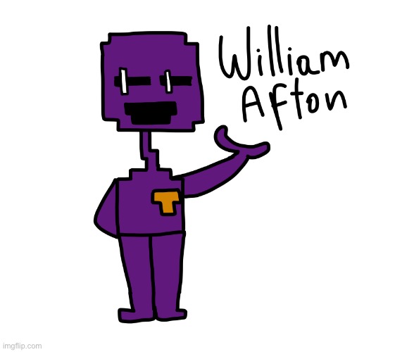 image tagged in purple guy,drawing,fnaf | made w/ Imgflip meme maker
