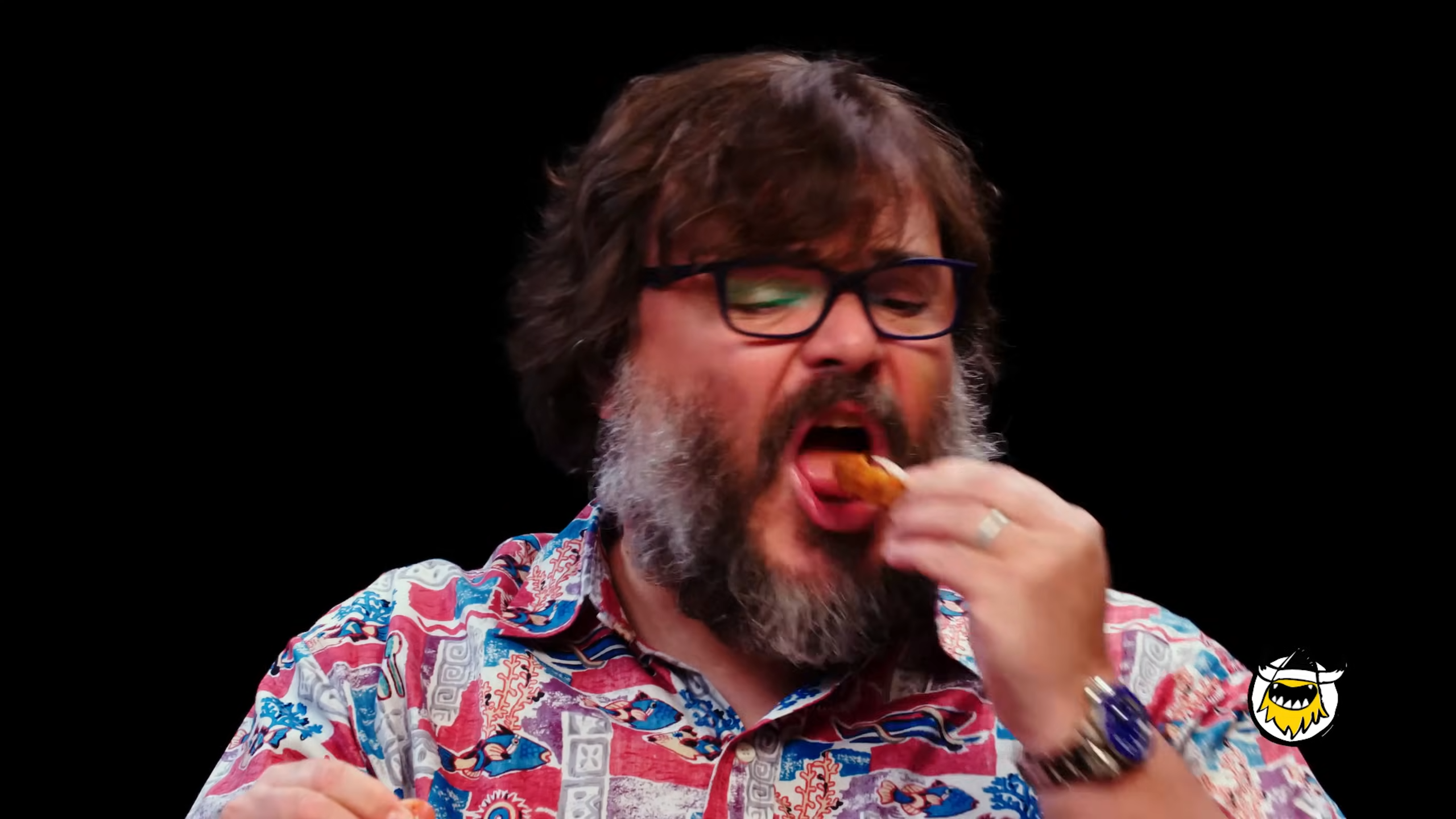 Jack Black Hot Ones Blank Meme Template