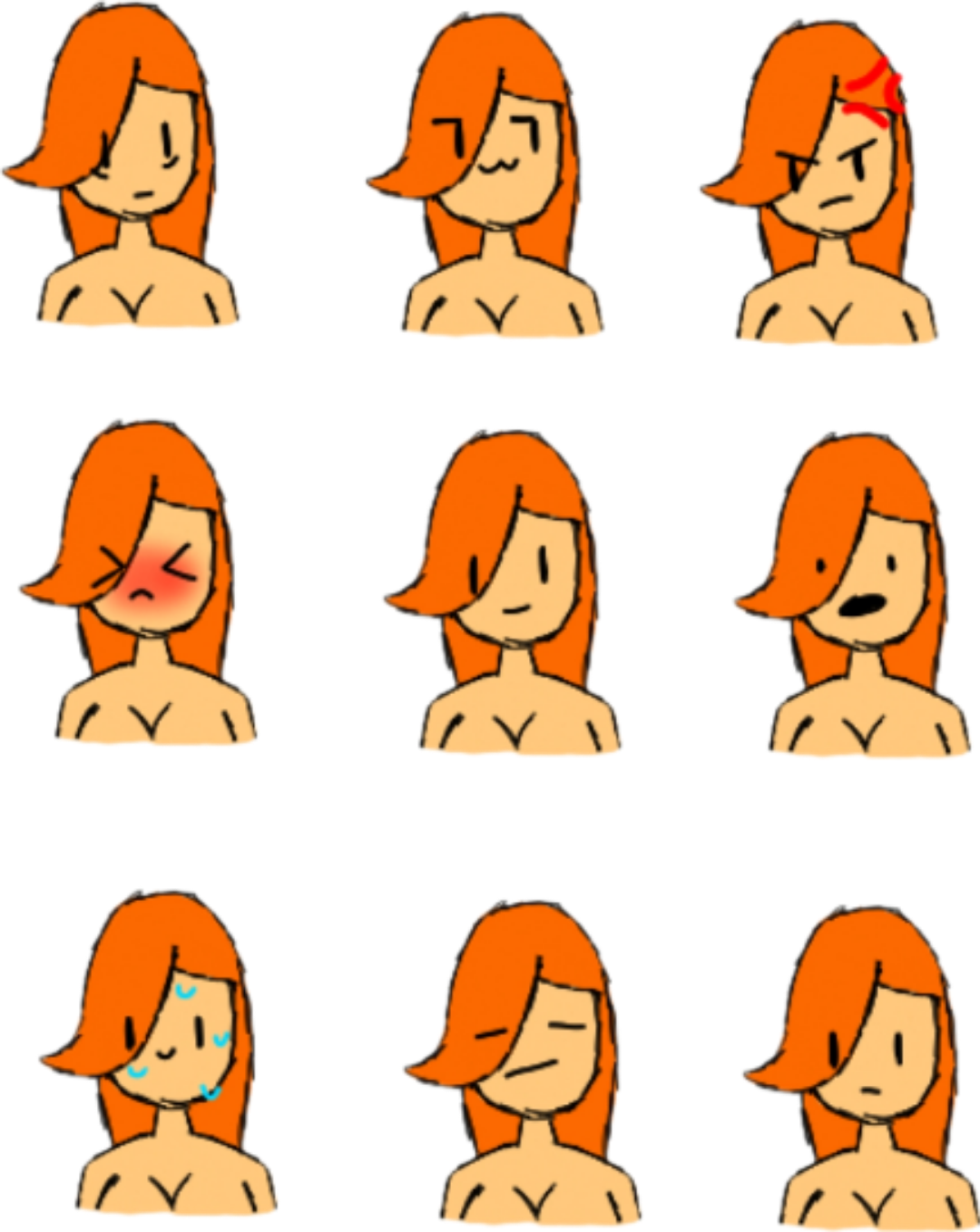 Peyton expression sheet sus edition Blank Meme Template