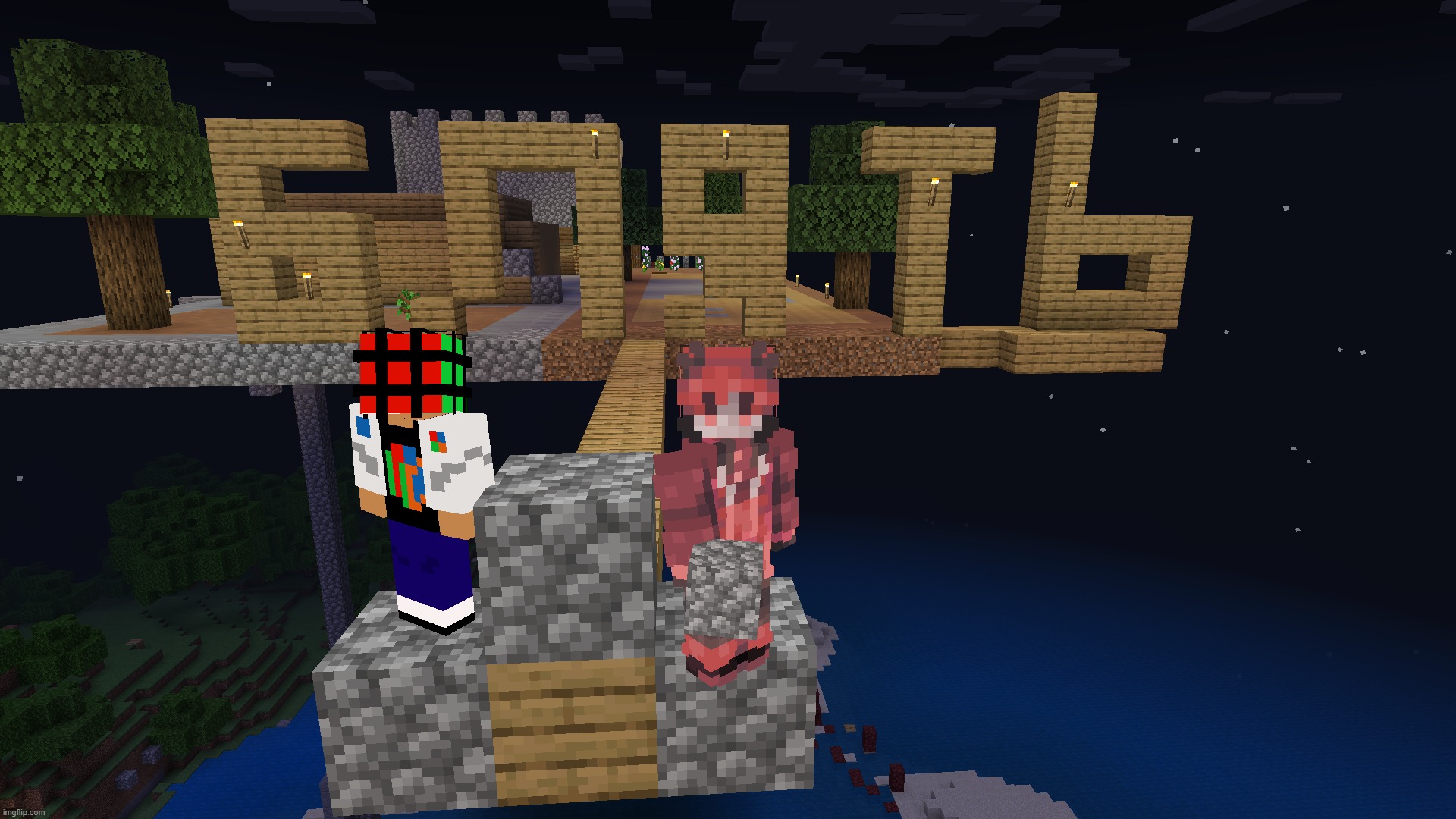 MY MC Bedrock base, the blyat tower | made w/ Imgflip meme maker