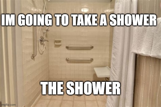 Hotel Showers be like | IM GOING TO TAKE A SHOWER; THE SHOWER | image tagged in hostel,hotel | made w/ Imgflip meme maker