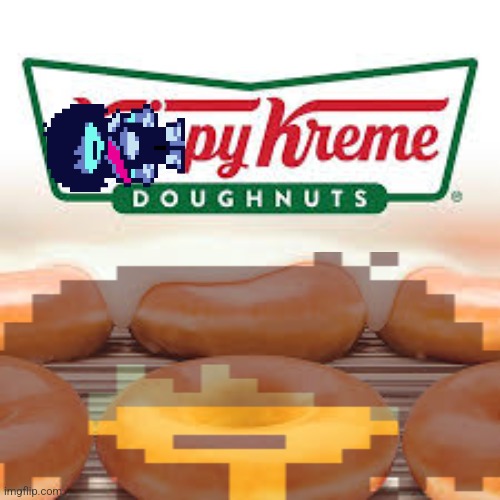 KRISpy Kreme | image tagged in donuts,joke,deltarune | made w/ Imgflip meme maker