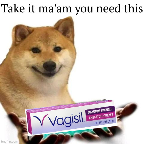 Take it bro you need this | Take it ma'am you need this | image tagged in take it bro you need this | made w/ Imgflip meme maker