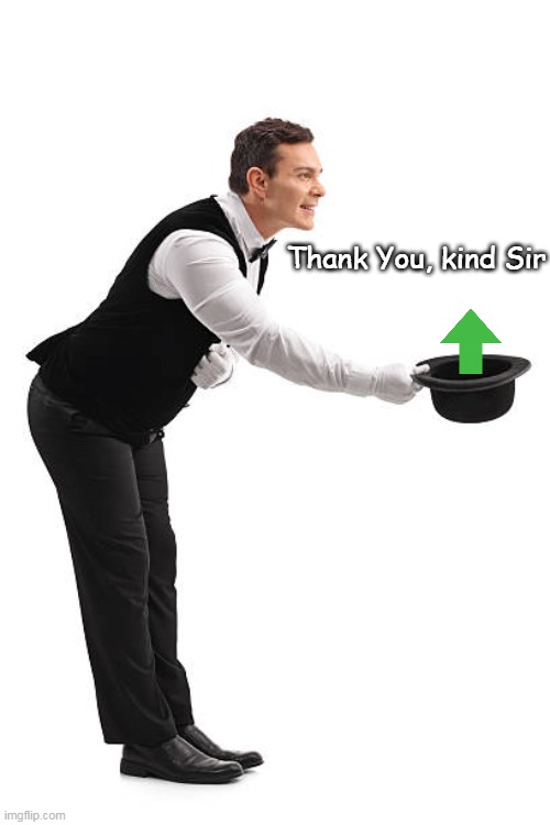 Thank You, kind Sir | made w/ Imgflip meme maker