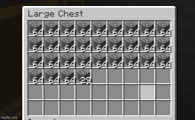 thats a lot of cobblestone, like 1949 blocks | made w/ Imgflip meme maker