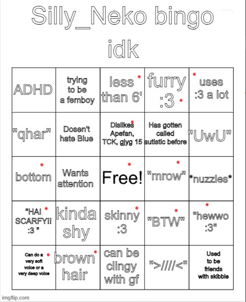 why am i doing this | image tagged in silly_neko bingo | made w/ Imgflip meme maker