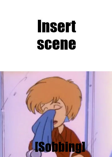 Amy Vandergelt sobbing Blank Meme Template