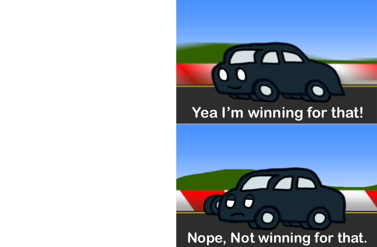 Not winning for that Blank Meme Template