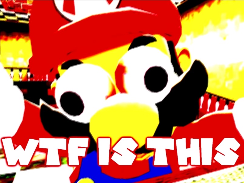 High Quality WTF IS THIS mario Blank Meme Template