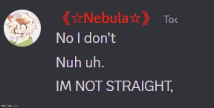 THE FURRY FEMBOY ISN'T STRAIGHT | image tagged in femboy,discord,furry | made w/ Imgflip meme maker