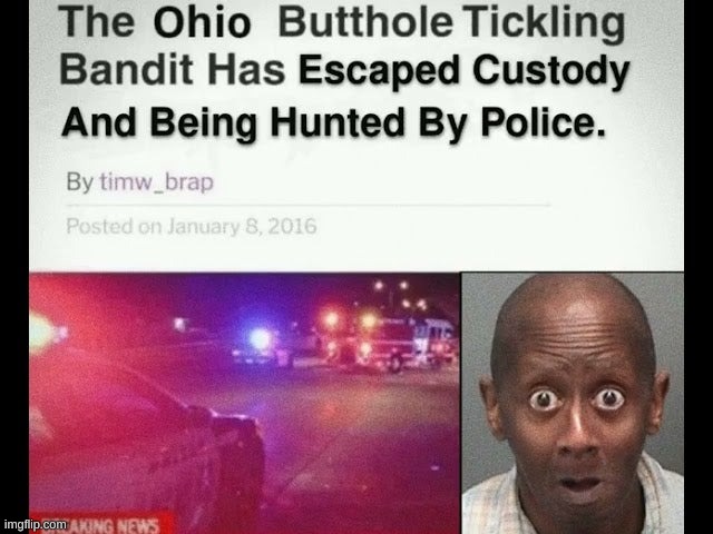 They found me | image tagged in ohio,bandit | made w/ Imgflip meme maker