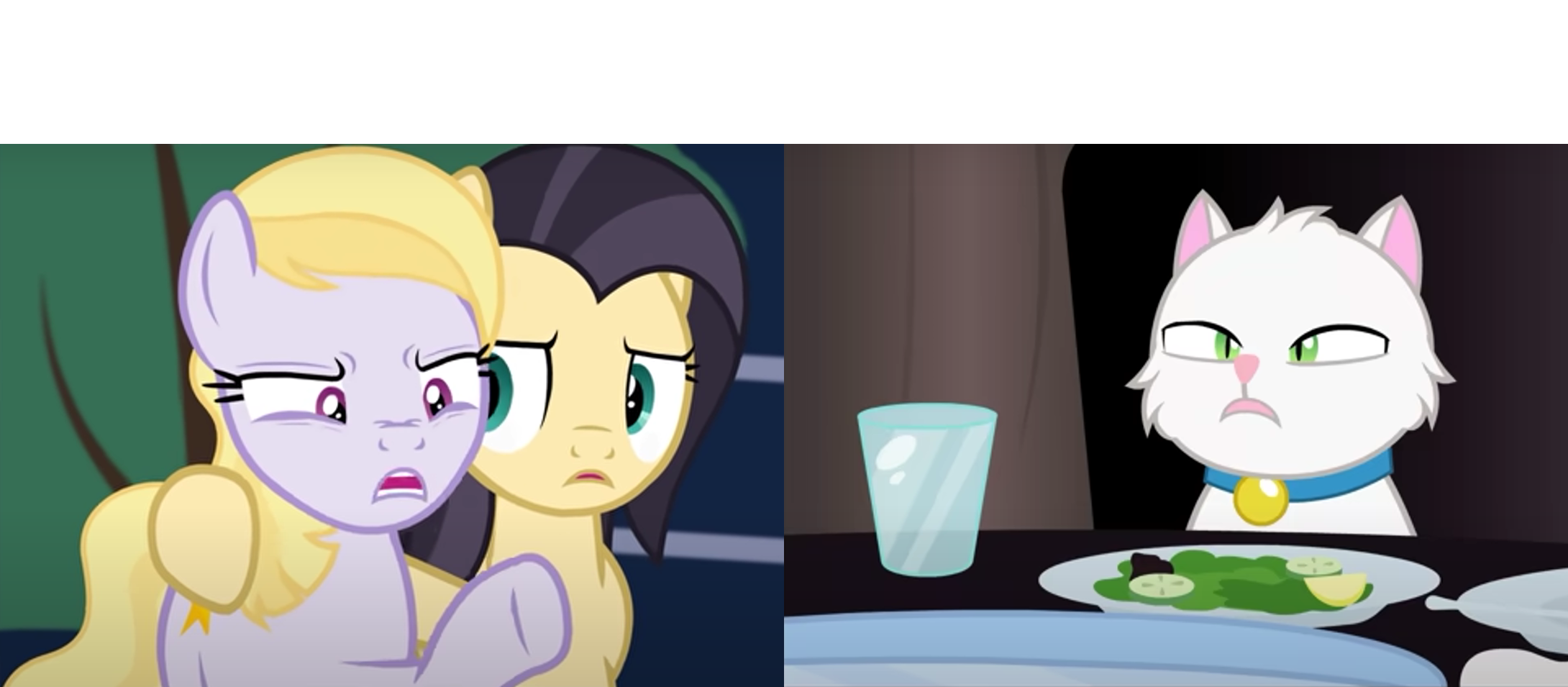 High Quality Smudge is Opalescence in Mt Little Pony Blank Meme Template