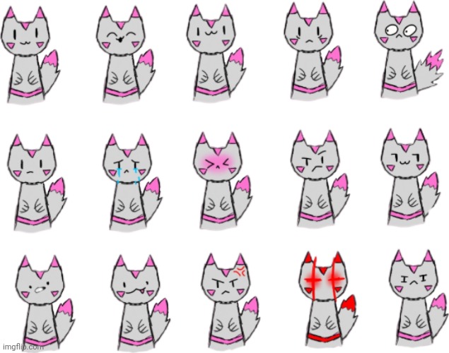 Nobasu expression sheet | image tagged in nobasu expression sheet | made w/ Imgflip meme maker