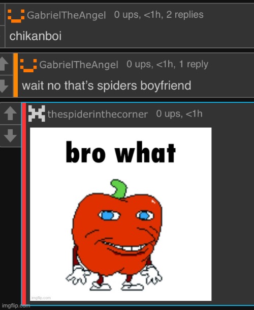 spider x chikan | made w/ Imgflip meme maker