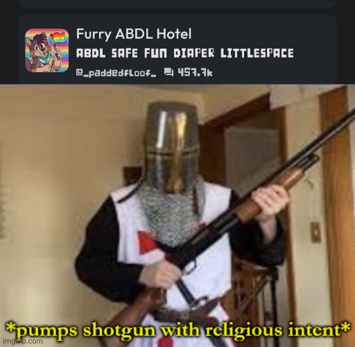 this is getting worse | image tagged in loads shotgun with religious intent,furries,hotel,why,bro not cool | made w/ Imgflip meme maker