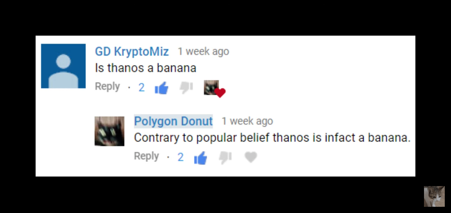 Is Thanos a banana? Blank Meme Template