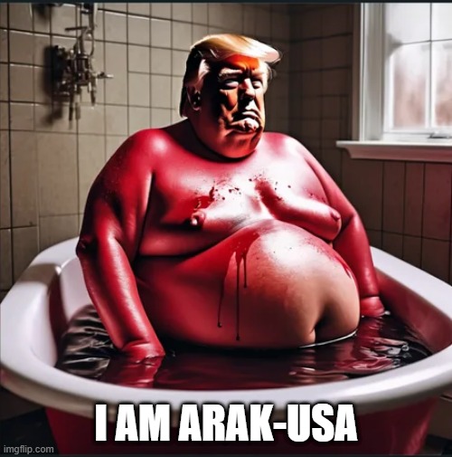 Dune President | I AM ARAK-USA | image tagged in trump,president | made w/ Imgflip meme maker