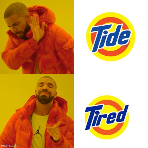 I can't come up with that thing . | image tagged in memes,drake hotline bling,logo | made w/ Imgflip meme maker