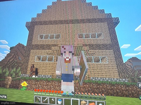 House update | image tagged in memes,funny,minecraft | made w/ Imgflip meme maker