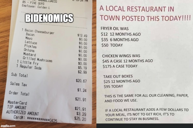 5 Guys Bidenomics,, | image tagged in 5 guys,bidenomics | made w/ Imgflip meme maker