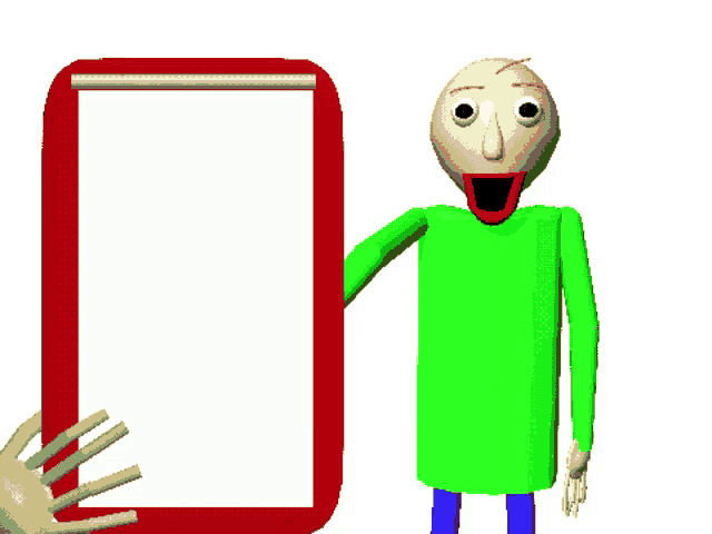 baldi meme Blank Meme Template