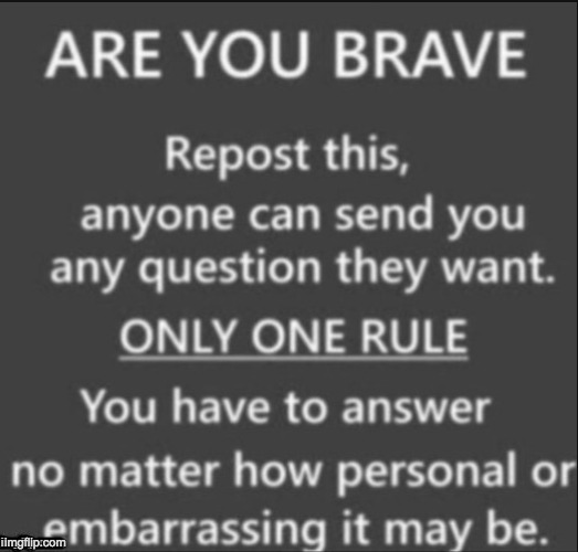 bc why not | image tagged in are you brave | made w/ Imgflip meme maker