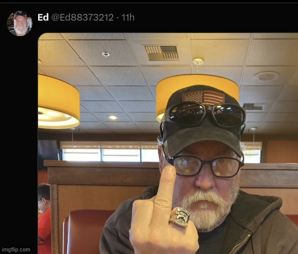ed is a threat | made w/ Imgflip meme maker