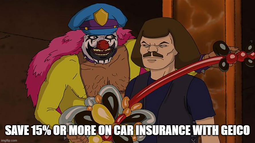 SAVE 15% OR MORE ON CAR INSURANCE WITH GEICO | made w/ Imgflip meme maker