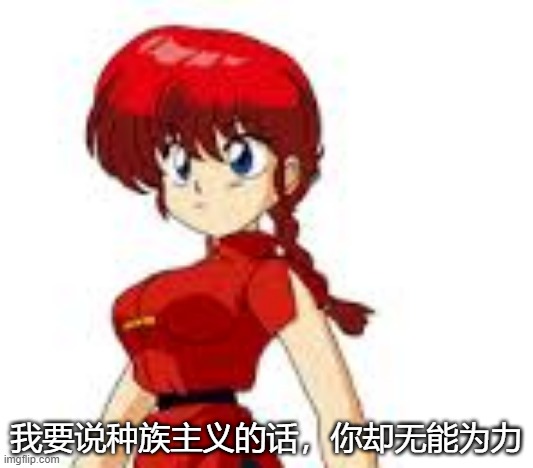 我要说种族主义的话，你却无能为力 | made w/ Imgflip meme maker