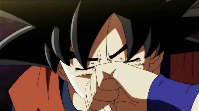 goku crying Blank Meme Template